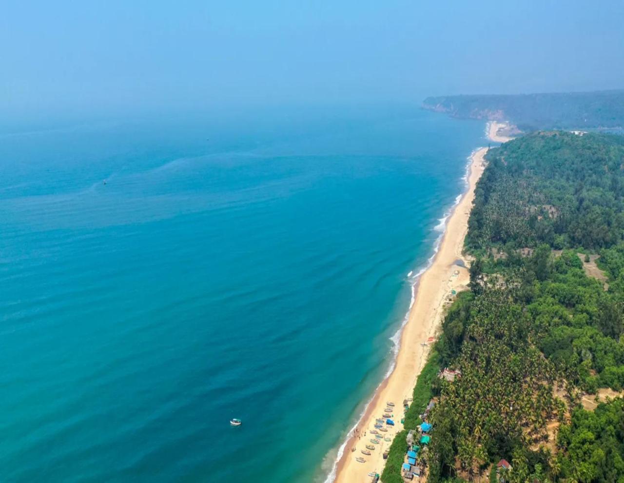 Saffronstays Stella Maris - Luxury Beach Front Villa Near Redi Beach Querim Exteriör bild